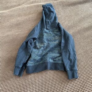 Carter's Navy and White Patterned Hoodie